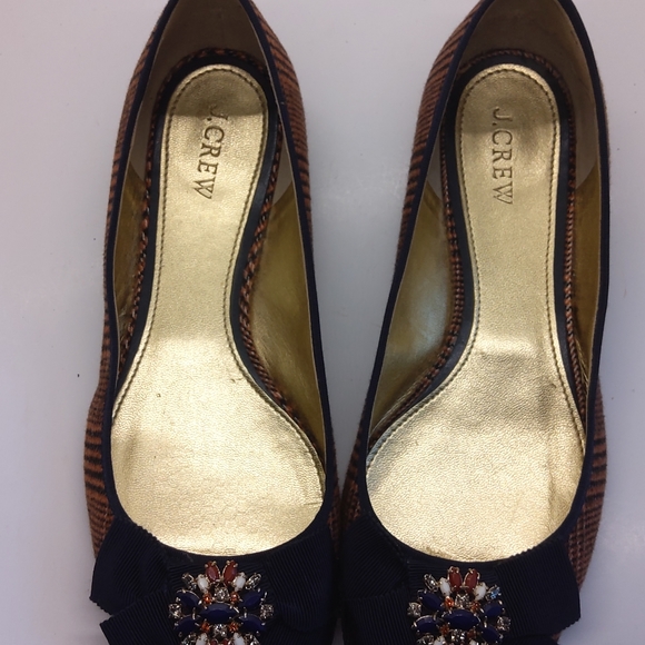 J. Crew Plaid Bow Flats - Picture 4 of 10
